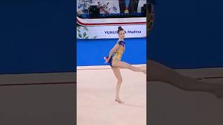 Madina Yunusova - Uzbekistan rhythmic gymnastic - ginástica гимнастический gimnastică व्यायाम 体操 체조