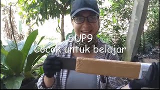 Knife Making | Belajar bikin pisau menggunakan peralatan seadanya menggunakan bahan SUP9