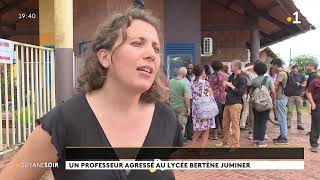 Un professeur agressé au lycée Bertène Juminer mai 2022