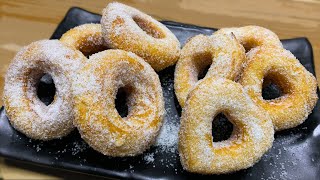 Soft & Fluffy Sugar Donuts | Sugar Doughnuts | Homemade Donut Recipe