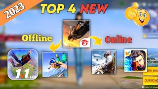 Top 4 Offline New Games 1gb 2gb 3gb ram device 2023 new battle royale games