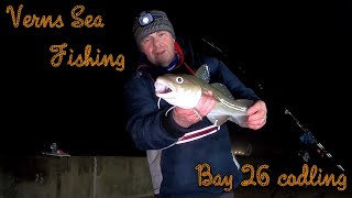 VERNS SEA FISHING | CATCHING CODLING IN BAY 26 AT THE RIVER HUMBER A FEW WHITING AS WELL