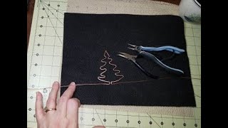 Wire Art Wednesday Free Form Tree Beginner Pt 1 of 2