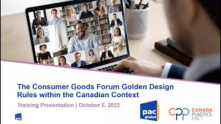 The Consumer Goods Forum Golden Design Rules within the Canadian Context | October 5, 2022