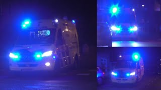 Ambulances met spoed van en naar een reanimatie in Utrecht!!