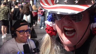 What are they EVEN SAYING? | Aqwa Reacts to Channel 5 At a Hollywood AntiVax Rally