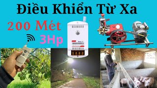 Điều Khiển từ xa tắt bật máy xịt rửa xe | Điều khiển từ xa bật tắt máy xịt thuốc