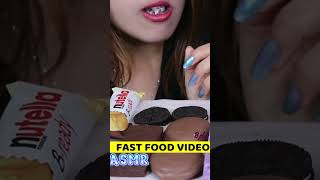 ASMR MILKA CHOCOLATE PARTY! CAKE BARS, OREO CREAM SNOBALLS #viral 🤑155