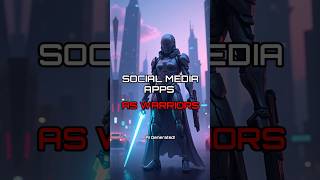 🔥 Social Media Apps as a Warrior (Ai Generated) #ytshort #shortsfeed #shorts #ai #midjourney #aiart