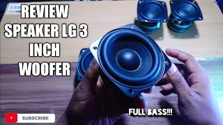 REVIEW SPEAKER LG 3 INCH WOOFER // vs Si Viral