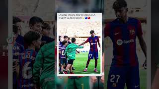 LAMINE YAMAL INSPIRANDO A LOS PROXIMOS JUGADORES DEL BARÇA😱