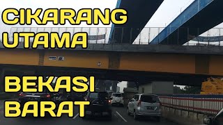 Penampakan Bentuk Tol Layang Ja - Pek Elebated 2 Fase Cikarang Utama - Bekasi Barat 05 Desember 2018