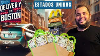 🚨DELIVERY AO VIVO | REALIDADE NAS RUAS DE BOSTON-ESTADOS UNIDOS🚨