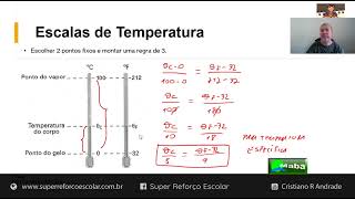 MABA CONCURSOS  -  MONTANDO ASESCALAS DE TEMPERATURA  -  EEAR  -  2023 - Com prof. Cristiano Andrade