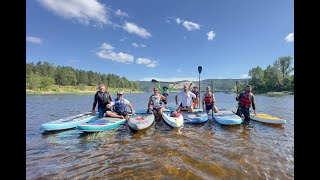 30 км на сапах по Волге! SUP TRIP!!!!