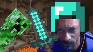 Snoop Dogg rage quits Minecraft #Minecraft  #Snoopdogg #Short