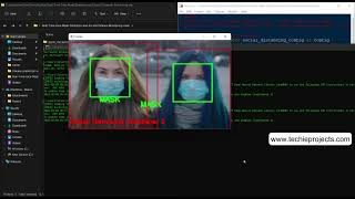 Real Time Face Mask Detection using Machine Learning | Social distance detection in Python