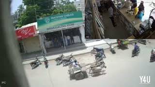 Malir | Snatching | CCTV | Din Dehraay wardaat | 2022 Karachi