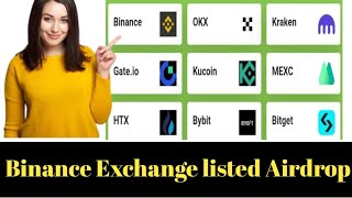 Binance Exchange listed Airdrop ♥️ 100$ ইনকাম হবে সবার।। Instent pyment airdrop