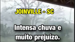 JOINVILLE,  SANTA CATARINA, CHUVA FORTE De GRANIZO, ALAGAMENTOS E QUEDA DE BARREIRA. 01/11/21