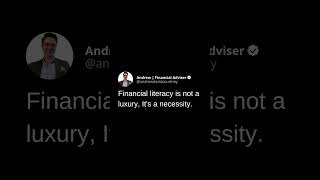 Your financial education is an investment in yourself that pays lifelong dividends.