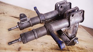 Don't throw away your old auto parts! Useful application of automotive shock absorbers!