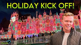 Opening Day For Holidays at Disneyland & Tianas Bayou Adventure! Disneyland Resort Vlog