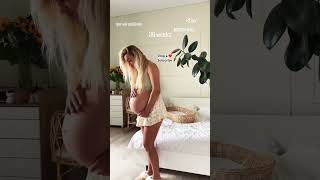 Ouch 🤕 36 weeks bump #shorts #foryou #viral #goviral #shortsfeed #pregnancy #fypシ