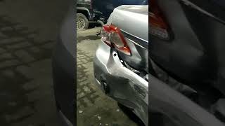 Toyota Corolla front side accident