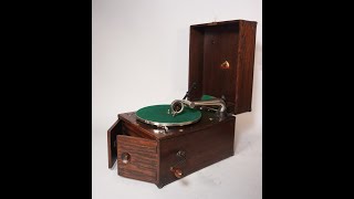 HMV 1st  portable gramophone