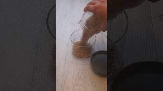 refilling dry coriander jar #refill #pantry #restock #asmr #asmrsounds #asmrvideo #sound #shorts