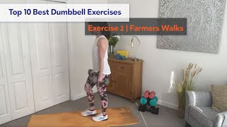 Top 10 Best Dumbbell Exercises | Exercise 2 Farmers Walk