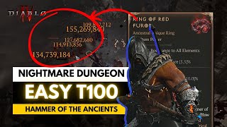 Diablo 4 T100 -  BEST RING for Barbarian Builds? | HotA | Ring of Red Furror