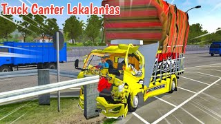 2 Mod Truck Canter Lakalantas - Mod Bus Simulator Indonesia