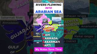 Arabian Sea: Rivers Flowing into Arabian Sea | Drainage System #arabiansea #rivers #geography #upsc