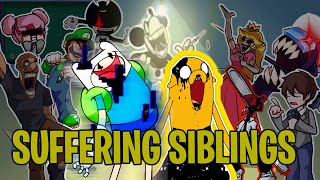 Suffering Siblings but Everyone Sings It 💥 (FNF Pibby BETADCIU) Collab With @Micku170