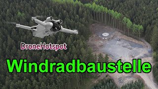 DJI - Mini 3 Pro - Besuch bei der Windradbaustelle #dji #bike