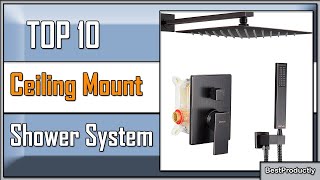 Best Ceiling Mount Brushed Shower System 2024  [Don't Buy Until You WATCH This!]