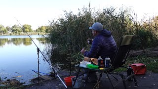 Рыбалка в городе / Новобаварское водохранилище