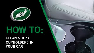 How To Clean Sticky Cupholders in Your Car