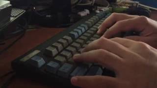 Realforce 89U Anniversary Edition, Topre 45g typing test