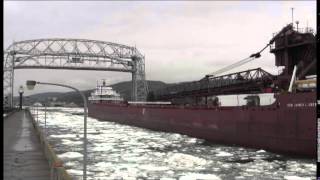 Ship salute for Jim Oberstar