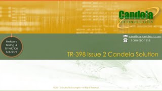 TR 398 Issue2 Candela Solution