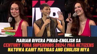 Marian Rivera Pinag-English Sa Century Tuna Superbods 2024! Mga Netizens Natuwa Sa English Niya!