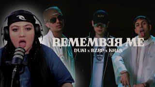 REACCION A DUKI, KHEA, Bizarrap - Remember Me (Video Oficial)