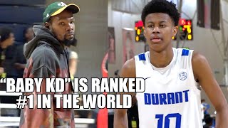 #1 RANKED FRESHMAN GOES CRAZY!! "BABY KD" Baba Oladotun EYBL Highlights!