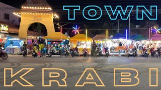 Krabi Town Night Car Ride and Black Crab Market - Thailand