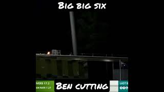 Ben cutting big six 😲🔥 #Shorts # Cricket #Virals