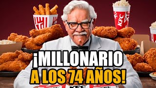 Millonario a los 74 años Vendiendo Pollo Frito | La Historia del Coronel Sanders, Fundador de KFC 🍗📝