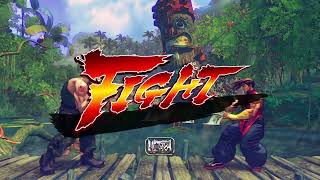 Ultra Street Fighter IV-Guile vs Yang (No HUD) (Hardest)